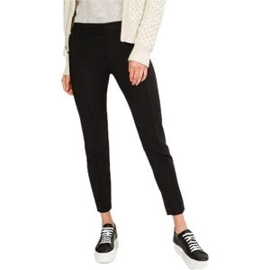 Nili Lotan Nahla Stretch Ankle Zip Pants in Black